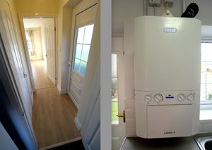 Hallway and Boiler- click for photo gallery